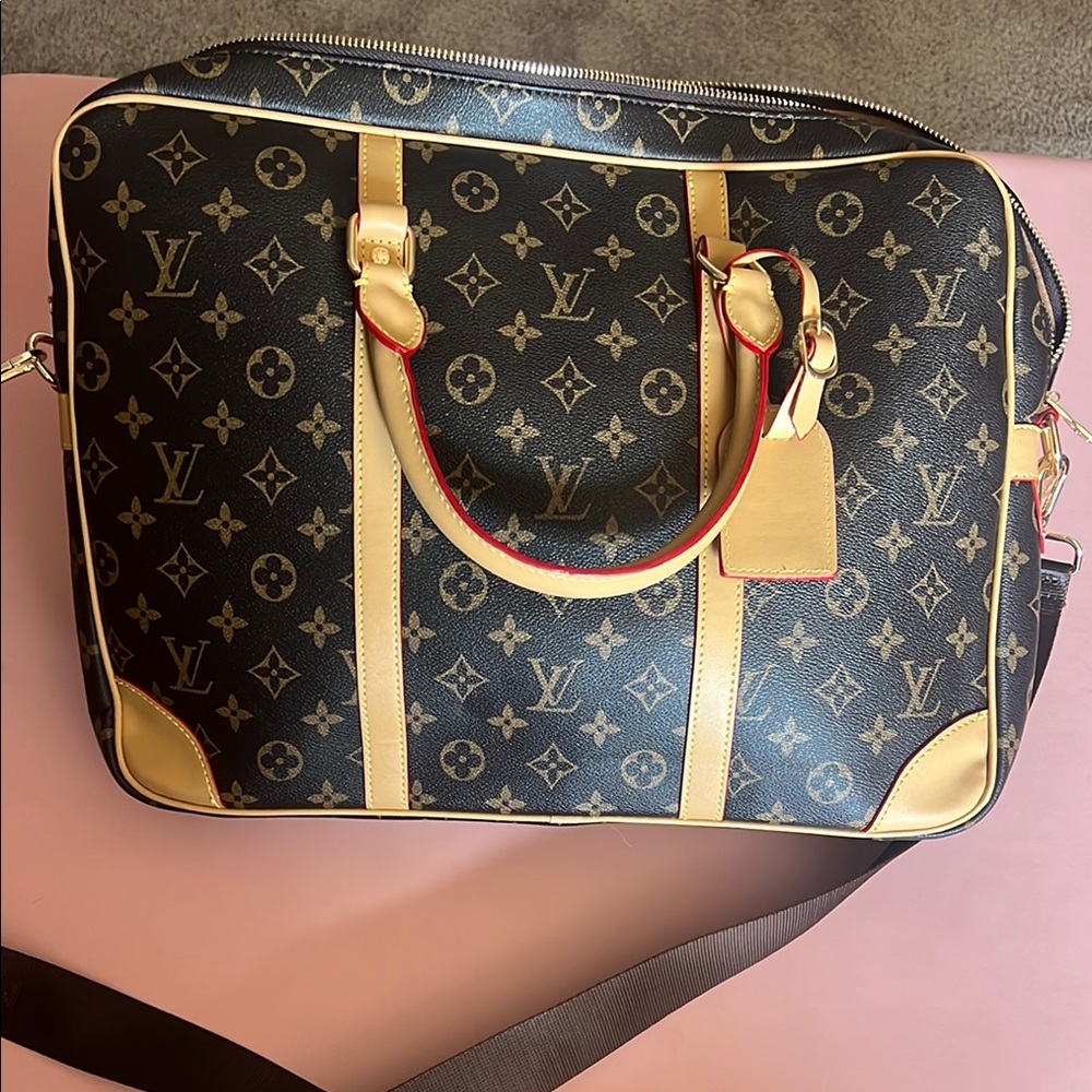 Black and Gold Monogram Bag